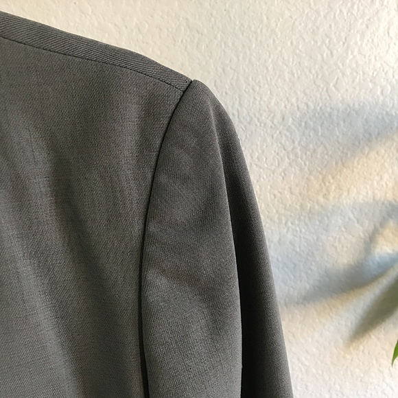 women vintage green/grey blazer - Picture 5 of 8